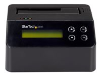 StarTech.com Hårddiskrensare and dockningsstation - Fristående med stöd för 4Kn - Hårddiskraderare - 2.5" / 3.5" - SATA 6Gb/s - svart - för P/N: SVA12M5NA SDOCK1EU3P2