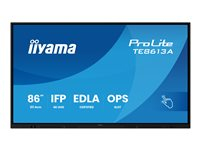 86" iiWare21E (EDLA -Google-GMS-apps) - Android 14 - 8/128GB - 40-Points PureTouch IR+ with zero bonding - 3840x2160 - UHD IPS panel - Metal Housing - Fan-less - NFC - PIR (Motion sensor) - Speakers 2x 20W front facing + 20W subwoofer - 2x HDMI - HDMI-out TE8613A-B1AG