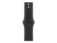 Apple - Band för smart klocka - 42mm - storlek M/L - svart MXLK3ZM/A