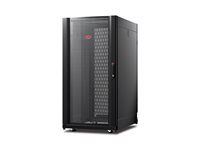 APC NetShelter AV Enclosure with Sides and 10-32 Threaded Rails - Rack - svart - 24U - för P/N: SMTL1500RM3UC AR3814