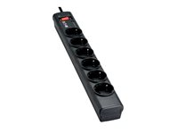 Eaton Protection Strip - Överspänningsskydd - utgångskontakter: 6 - kolgrå, RAL 7021 68583