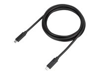 Targus - USB-kabel - 24 pin USB-C (hane) till 24 pin USB-C (hane) - 2 m - svart ACC928USX
