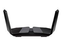 NETGEAR Nighthawk RAXE500 - Trådlös router 4-ports-switch - 1GbE, 2.5GbE - Wi-Fi 6E - flera band RAXE500-100EUS