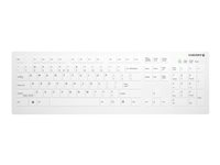 Active Key AK-C8112 - Tangentbord - medicinskt - full size - tvättbar - trådlös - 2.4 GHz - QWERTY - europeiska - tangentbrytare: CHERRY SX - vit AK-C8112-FUS-W/EU