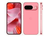 Google Pixel 9 - 5G pekskärmsmobil - dual-SIM - RAM 12 GB / Internminne 256 GB - OLED-skärm - 6.3" - 2424 x 1080 pixlar (120 Hz) - 2 bakre kameror 50 MP, 48 MP - front camera 10,5 MP - pionrosa GA09340-GB
