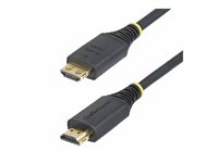 StarTech.com - High Speed - HDMI-kabel - HDMI hane till HDMI hane - 3 m - skärmad - svart - halogenfri, passiv, 4K60Hz stöd, 1440p (UWQHD) stöd 144Hz, 1080p stöd 240 Hz HDMI2-CABLE-GRIP-3M