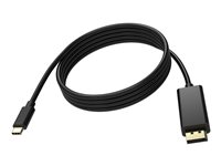 Vision - Adapterkabel - 24 pin USB-C (hane) till DisplayPort (hane) - USB 3.1/ USB 3.2 - 2 m - 8K60Hz stöd - svart TC 2MUSBCDP8K/BL