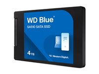 WD Blue SA510 WDS400T3B0A-00C7K0 - SSD - 4 TB - inbyggd - 2.5" - SATA 6Gb/s WDS400T3B0A-00C7K0