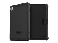 OtterBox Defender Series - Skyddsfodral baksidesskydd för surfplatta - robust - polykarbonat, TPE (termaplastisk elastomer) - svart - 13" - för Apple 13-inch iPad Pro M4 Wi-Fi, M4 Wi-Fi + Cellular 77-95232