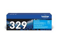 Brother TN329C - Cyan - original - tonerkassett - för Brother DCP-L8450CDW, HL-L8350CDW, HL-L8350CDWT, MFC-L8850CDW TN329C