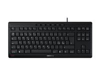 CHERRY STREAM KEYBOARD TKL - Tangentbord - USB - hela norden - tangentbrytare: CHERRY SX - svart JK-8600PN-2