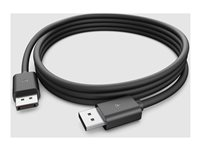 Dell CB325D - DisplayPort-kabel - DisplayPort (hane) till DisplayPort (hane) - DisplayPort 1.4 - 1.8 m - 8K60Hz stöd, 5K60Hz stöd, 4K120Hz stöd, HDR-stöd - svart DELL-CB325D-BK