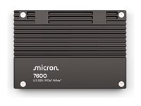 Micron 7600 MAX - SSD - Mixed Use - krypterat - 12.8 TB - inbyggd - 2.5" - U.2 PCIe 5.0 x4 (NVMe) - FIPS 140-3 Level 2 - TCG Opal Encryption MTFDLAL12T8THS-1BP1DFCYYR