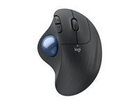 Logitech Ergo Series ERGO M575S - Styrkula - ergonomisk - optisk - 5 knappar - trådlös - Bluetooth, 2.4 GHz - Logitech Logi Bolt USB-mottagare - grafit 910-007029