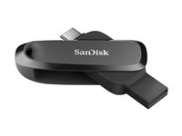 SanDisk Phone - USB flash-enhet - 128 GB - USB 3.2 Gen 1 / USB-C - svart SDDDC6-128G-G46