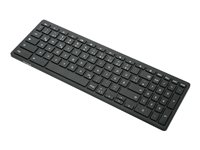 Targus AKB872 - Tangentbord - fungerar med chromebook - antimikrobiell - trådlös - Bluetooth 5.2 - QWERTZ - tysk - tangentbrytare: Saxnyckel - svart AKB872DE