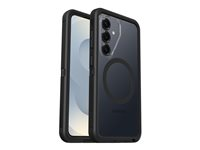OtterBox Defender Series Pro XT - Baksidesskydd för mobiltelefon - robust - polykarbonatskikt, TPE (termaplastisk elastomer) - dark side (genomskinlig/svart) - för Samsung Galaxy S26+ 77-99912