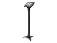 Compulocks iPad Air M2 & M3 11", Apex Enclosure Portable Floor Stand - Black - Hölje - portabel - för surfplatta - låsbar - höggradig aluminium, metallram - svart - skärmstorlek: 11" - monteringsgränssnitt: 100 x 100 mm - golvstående - för Apple 11-inch iPad Air (M2, M3) 147B11APXB