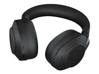 Jabra Evolve2 85 MS Stereo - Headset - fullstorlek - Bluetooth - trådlös, kabelansluten - aktiv brusradering - 3,5 mm kontakt - ljudisolerande - svart - Certifierad för Microsoft-teams 28599-999-899