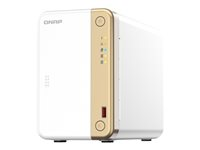QNAP TS-262 - NAS-server - 2 fack - 8 TB - SATA 6Gb/s - HDD 4 TB x 2 - RAID 0, 1, JBOD - RAM 4 GB - 2.5 Gigabit Ethernet - iSCSI support TS-262-4G+2XST4000VN006