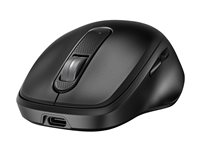 HP 515 - Mus - full size, ultrakraftig uppladdning - 5 knappar - trådlös - 2.4 GHz - trådlös USB-mottagare - svart 9C2F7AA#ABB