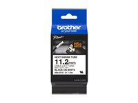 Brother HSe-231E - Svart på vitt - Rulle (1,12 cm x 1,5 m) 1 kassett(er) hängande låda - rörtejp för värmekrympning - för P-Touch PT-D800, PT-E300, PT-E310, PT-E550, PT-P700, PT-P750, PT-P900, PT-P950 HSE231E
