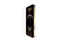 Belkin ScreenForce - Skärmskydd för mobiltelefon - glas - för Apple iPhone 12 Pro Max OVA023ZZ