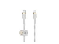 Belkin BOOST CHARGE - Lightning-kabel - 24 pin USB-C hane till Lightning hane - 3 m - vit CAA011BT3MWH