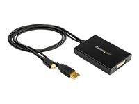 StarTech.com Mini DisplayPort to Dual-Link DVI Adapter - USB Powered - Dual Link Connectivity - Black - DVI Active Display Converter (MDP2DVID2) - Videokonverterare - Mini DisplayPort - DVI - svart MDP2DVID2