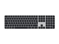 Apple Magic Keyboard with Touch ID and Numeric Keypad - Tangentbord - USB-C - trådlös - Bluetooth - QWERTY - holländsk - svarta tangenter MXK83N/A