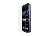 Belkin ScreenForce InvisiGlass - Skärmskydd för mobiltelefon - 2.5D - glas - klar - för Apple iPhone 17 Pro Max OVA239HQ