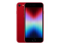 Apple iPhone SE (3rd generation) - (PRODUCT) RED - 5G smartphone - dual-SIM / Internminne 64 GB - LCD-skärm - 4.7" - 1334 x 750 pixlar - rear camera 12 MP - front camera 7 MP - röd MMXH3QN/A