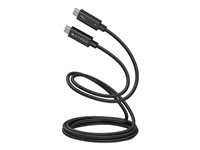 Hyper HyperDrive - Thunderbolt-kabel - 24 pin USB-C (hane) till 24 pin USB-C (hane) - USB4 / Thunderbolt 3 / Thunderbolt 4 - 2 m HDTB4AC2GL