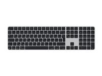 Apple Magic Keyboard with Touch ID and Numeric Keypad - Tangentbord - USB-C - trådlös - Bluetooth - QWERTY - arabiska/engelska - svarta tangenter MXK83AB/A