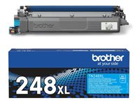 Brother TN248XLC - Lång livslängd - cyan - original - box - tonerkassett - för Brother DCP-L3515, L3520, L3555, L3560, HL-L3220, L3240, MFC-L3740, L3760, L8340, L8390 TN248XLC