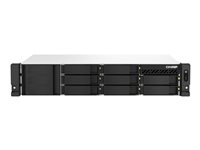 QNAP TS-864eU - NAS-server - 8 fack - kan monteras i rack - SATA 6Gb/s - RAID RAID 0, 1, 5, 6, 10, 50, JBOD, 60 - RAM 4 GB - 2.5 Gigabit Ethernet - iSCSI support - 2U TS-864EU-4G