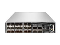 HPE SN2010M 25GbE 18SFP28 4QSFP28 Switch - M-Series - switch - halv bredd - L3 - Administrerad - 18 x 1/10/25 Gigabit SFP28 + 4 x 40 Gigabit / 100 Gigabit QSFP28 - bakre till främre luftflödet - rackmonterbar S2T75A