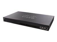 Cisco 550X Series SX550X-12F - Switch - L3 - Administrerad - 12 x 10 Gigabit SFP+ + 2 x kombo 10 Gigabit SFP+ - skrivbordsmodell, rackmonterbar SX550X-12F-K9-EU