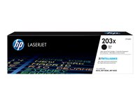 HP 203X - Lång livslängd - svart - original - LaserJet - tonerkassett (CF540X) - för Color LaserJet Pro M254dw, M254nw, MFP M280nw, MFP M281fdn, MFP M281fdw CF540X