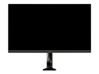 AOC AS110D0 - Monteringssats - justerbar arm - för LCD-display - aluminiumlegering - svart - skärmstorlek: upp till 27 tum - disk-monteringsbar AS110D0
