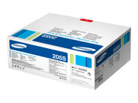 Samsung MLT-D205S - Svart - original - tonerkassett - för ML-3310, 3312, 3710, 3712; SCX-4833, 4835, 5637, 5639, 5737, 5739 MLT-D205S/ELS