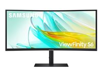 Samsung ViewFinity S6 S34C652UAU - S65UC Series - LED-skärm - böjd - 34" - HDR LS34C652UAUXEN